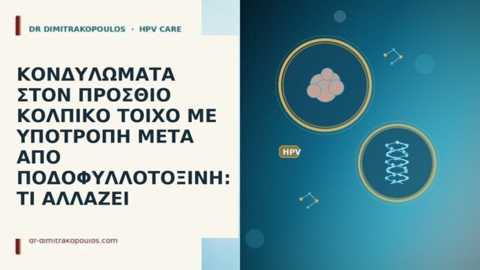 ΚΟΝΔΥΛΩΜΑΤΑ ΣΤΟΝ ΠΡΟΣΘΙΟ ΚΟΛΠΙΚΟ ΤΟΙΧΟ ΜΕ ΥΠΟΤΡΟΠΗ ΜΕΤΑ ΑΠΟ ΠΟΔΟΦΥΛΛΟΤΟΞΙΝΗ: ΤΙ ΑΛΛΑΖΕΙ ΚΟΝΔΥΛΩΜΑΤΑ ΣΤΟΝ ΠΡΟΣΘΙΟ ΚΟΛΠΙΚΟ ΤΟΙΧΟ ΜΕ ΥΠΟΤΡΟΠΗ ΜΕΤΑ ΑΠΟ ΠΟΔΟΦΥΛΛΟΤΟΞΙΝΗ: