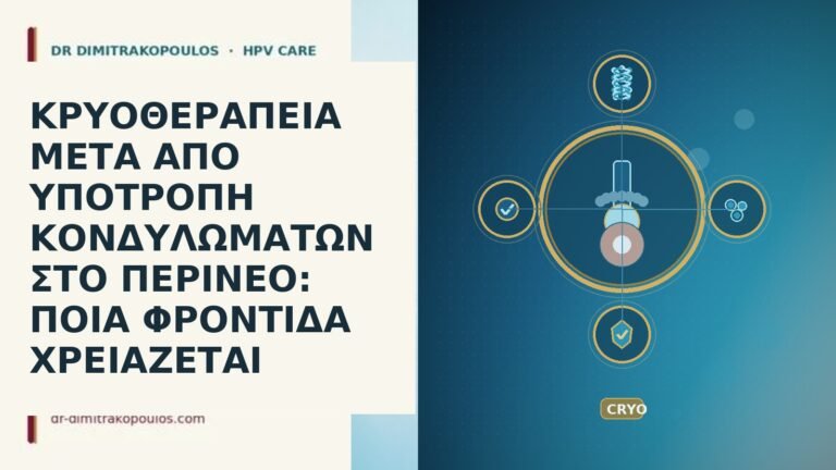 ΚΡΥΟΘΕΡΑΠΕΙΑ ΜΕΤΑ ΑΠΟ ΥΠΟΤΡΟΠΗ ΚΟΝΔΥΛΩΜΑΤΩΝ ΣΤΟ ΠΕΡΙΝΕΟ: ΠΟΙΑ ΦΡΟΝΤΙΔΑ ΧΡΕΙΑΖΕΤΑΙ
