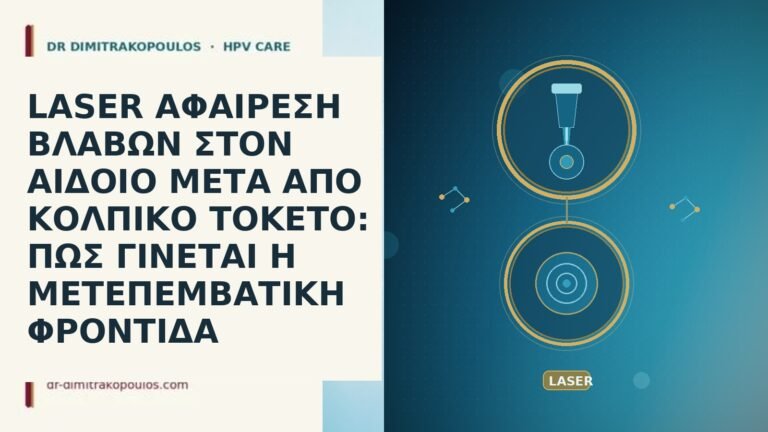 LASER ΑΦΑΙΡΕΣΗ ΒΛΑΒΩΝ ΣΤΟΝ ΑΙΔΟΙΟ ΜΕΤΑ ΑΠΟ ΚΟΛΠΙΚΟ ΤΟΚΕΤΟ: ΠΩΣ