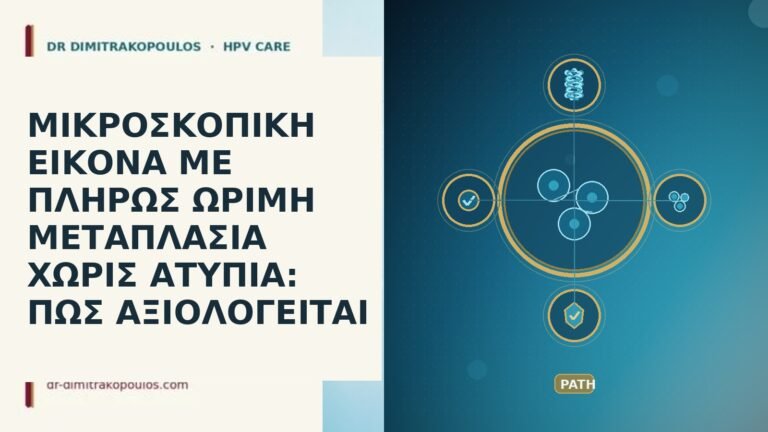 ΜΙΚΡΟΣΚΟΠΙΚΗ ΕΙΚΟΝΑ ΜΕ ΠΛΗΡΩΣ ΩΡΙΜΗ ΜΕΤΑΠΛΑΣΙΑ ΧΩΡΙΣ ΑΤΥΠΙΑ: ΠΩΣ ΑΞΙΟΛΟΓΕΙΤΑΙ
