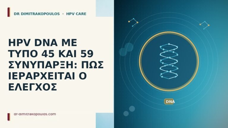 HPV DNA ΜΕ ΤΥΠΟ 45 ΚΑΙ 59 ΣΥΝΥΠΑΡΞΗ: ΠΩΣ ΙΕΡΑΡΧΕΙΤΑΙ