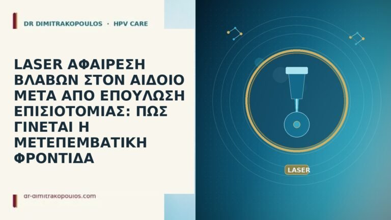 LASER ΑΦΑΙΡΕΣΗ ΒΛΑΒΩΝ ΣΤΟΝ ΑΙΔΟΙΟ ΜΕΤΑ ΑΠΟ ΕΠΟΥΛΩΣΗ ΕΠΙΣΙΟΤΟΜΙΑΣ: ΠΩΣ