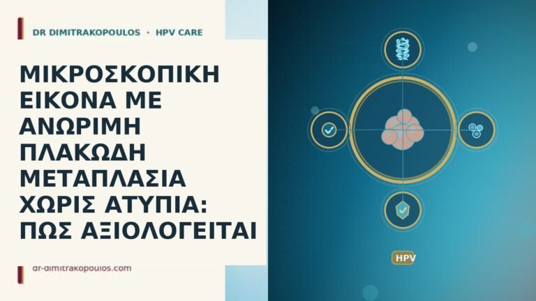 ΜΙΚΡΟΣΚΟΠΙΚΗ ΕΙΚΟΝΑ ΜΕ ΑΝΩΡΙΜΗ ΠΛΑΚΩΔΗ ΜΕΤΑΠΛΑΣΙΑ ΧΩΡΙΣ ΑΤΥΠΙΑ: ΠΩΣ ΑΞΙΟΛΟΓΕΙΤΑΙ