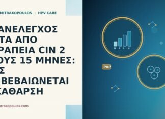 ΕΠΑΝΕΛΕΓΧΟΣ ΜΕΤΑ ΑΠΟ ΘΕΡΑΠΕΙΑ CIN 2 ΣΤΟΥΣ 15 ΜΗΝΕΣ: ΠΩΣ ΕΠΙΒΕΒΑΙΩΝΕΤΑΙ Η ΚΑΘΑΡΣΗ ΕΠΑΝΕΛΕΓΧΟΣ ΜΕΤΑ ΑΠΟ ΘΕΡΑΠΕΙΑ CIN 2 ΣΤΟΥΣ 15 ΜΗΝΕΣ: ΠΩΣ