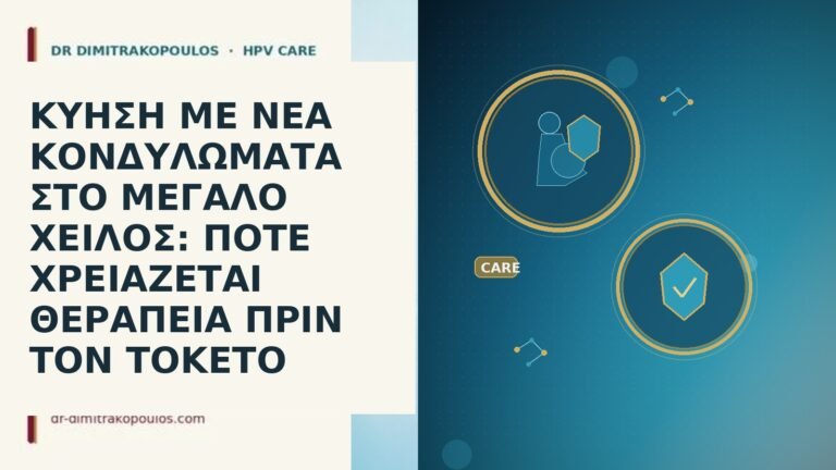 ΚΥΗΣΗ ΜΕ ΝΕΑ ΚΟΝΔΥΛΩΜΑΤΑ ΣΤΟ ΜΕΓΑΛΟ ΧΕΙΛΟΣ: ΠΟΤΕ ΧΡΕΙΑΖΕΤΑΙ ΘΕΡΑΠΕΙΑ