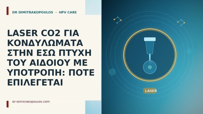 LASER CO2 ΓΙΑ ΚΟΝΔΥΛΩΜΑΤΑ ΣΤΗΝ ΕΣΩ ΠΤΥΧΗ ΤΟΥ ΑΙΔΟΙΟΥ ΜΕ