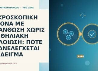 ΜΙΚΡΟΣΚΟΠΙΚΗ ΕΙΚΟΝΑ ΜΕ ΑΚΑΝΘΩΣΗ ΧΩΡΙΣ ΕΠΙΘΗΛΙΑΚΗ ΑΛΛΟΙΩΣΗ: ΠΟΤΕ ΕΠΑΝΕΛΕΓΧΕΤΑΙ ΤΟ ΔΕΙΓΜΑ ΜΙΚΡΟΣΚΟΠΙΚΗ ΕΙΚΟΝΑ ΜΕ ΑΚΑΝΘΩΣΗ ΧΩΡΙΣ ΕΠΙΘΗΛΙΑΚΗ ΑΛΛΟΙΩΣΗ: ΠΟΤΕ ΕΠΑΝΕΛΕΓΧΕΤΑΙ ΤΟ
