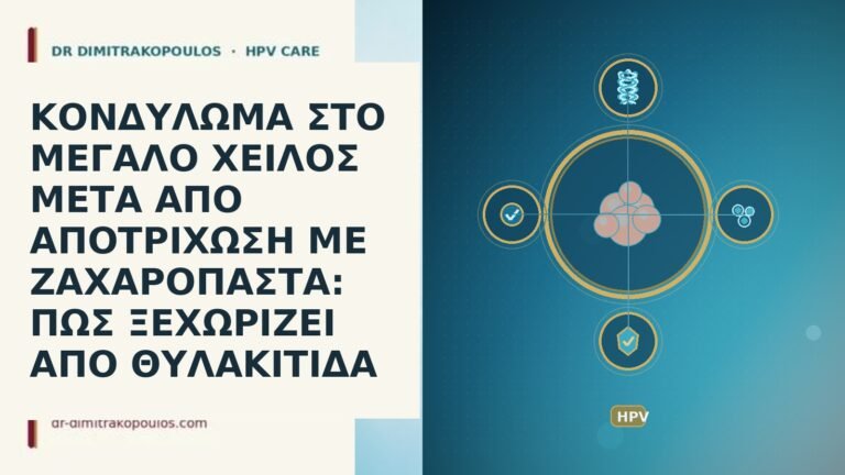 ΚΟΝΔΥΛΩΜΑ ΣΤΟ ΜΕΓΑΛΟ ΧΕΙΛΟΣ ΜΕΤΑ ΑΠΟ ΑΠΟΤΡΙΧΩΣΗ ΜΕ ΖΑΧΑΡΟΠΑΣΤΑ: ΠΩΣ