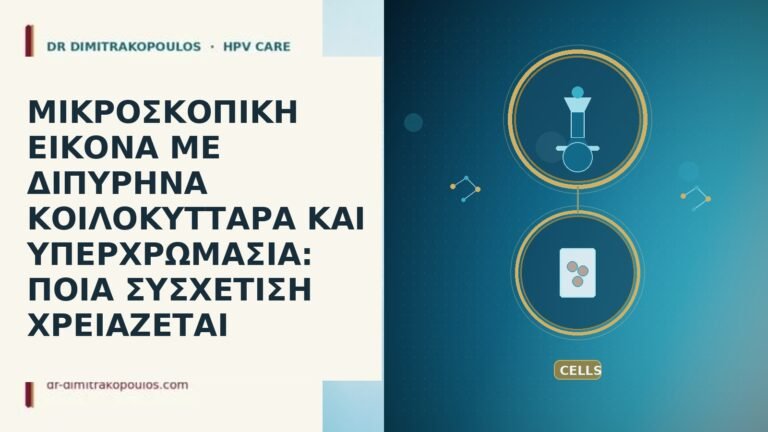 ΜΙΚΡΟΣΚΟΠΙΚΗ ΕΙΚΟΝΑ ΜΕ ΔΙΠΥΡΗΝΑ ΚΟΙΛΟΚΥΤΤΑΡΑ ΚΑΙ ΥΠΕΡΧΡΩΜΑΣΙΑ: ΠΟΙΑ ΣΥΣΧΕΤΙΣΗ ΧΡΕΙΑΖΕΤΑΙ