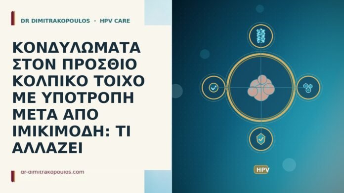 ΚΟΝΔΥΛΩΜΑΤΑ ΣΤΟΝ ΠΡΟΣΘΙΟ ΚΟΛΠΙΚΟ ΤΟΙΧΟ ΜΕ ΥΠΟΤΡΟΠΗ ΜΕΤΑ ΑΠΟ ΙΜΙΚΙΜΟΔΗ: ΤΙ ΑΛΛΑΖΕΙ ΚΟΝΔΥΛΩΜΑΤΑ ΣΤΟΝ ΠΡΟΣΘΙΟ ΚΟΛΠΙΚΟ ΤΟΙΧΟ ΜΕ ΥΠΟΤΡΟΠΗ ΜΕΤΑ ΑΠΟ ΙΜΙΚΙΜΟΔΗ: