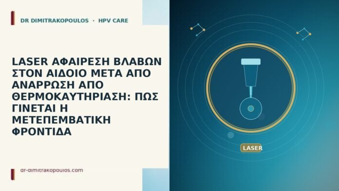 LASER ΑΦΑΙΡΕΣΗ ΒΛΑΒΩΝ ΣΤΟΝ ΑΙΔΟΙΟ ΜΕΤΑ ΑΠΟ ΑΝΑΡΡΩΣΗ ΑΠΟ ΘΕΡΜΟΚΑΥΤΗΡΙΑΣΗ: ΠΩΣ ΓΙΝΕΤΑΙ Η ΜΕΤΕΠΕΜΒΑΤΙΚΗ ΦΡΟΝΤΙΔΑ LASER ΑΦΑΙΡΕΣΗ ΒΛΑΒΩΝ ΣΤΟΝ ΑΙΔΟΙΟ ΜΕΤΑ ΑΠΟ ΑΝΑΡΡΩΣΗ ΑΠΟ ΘΕΡΜΟΚΑΥΤΗΡΙΑΣΗ: