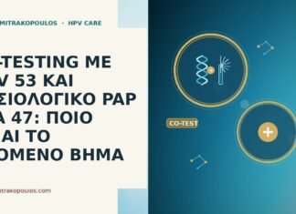 CO-TESTING ΜΕ HPV 53 ΚΑΙ ΦΥΣΙΟΛΟΓΙΚΟ PAP ΣΤΑ 47: ΠΟΙΟ