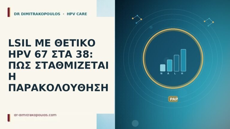 LSIL ΜΕ ΘΕΤΙΚΟ HPV 67 ΣΤΑ 38: ΠΩΣ ΣΤΑΘΜΙΖΕΤΑΙ Η
