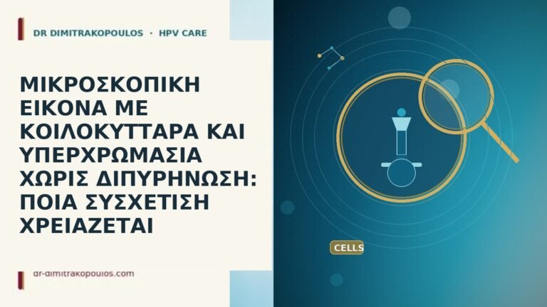 ΜΙΚΡΟΣΚΟΠΙΚΗ ΕΙΚΟΝΑ ΜΕ ΚΟΙΛΟΚΥΤΤΑΡΑ ΚΑΙ ΥΠΕΡΧΡΩΜΑΣΙΑ ΧΩΡΙΣ ΔΙΠΥΡΗΝΩΣΗ: ΠΟΙΑ ΣΥΣΧΕΤΙΣΗ