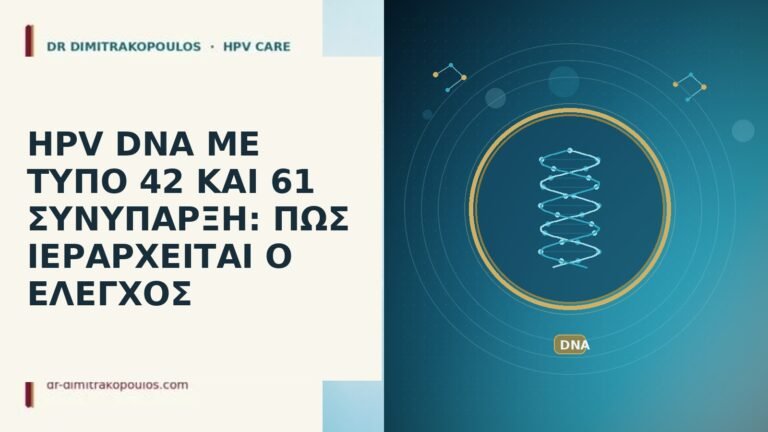 HPV DNA ΜΕ ΤΥΠΟ 42 ΚΑΙ 61 ΣΥΝΥΠΑΡΞΗ: ΠΩΣ ΙΕΡΑΡΧΕΙΤΑΙ