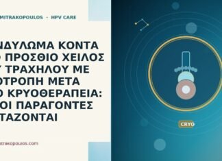 ΚΟΝΔΥΛΩΜΑ ΚΟΝΤΑ ΣΤΟ ΠΡΟΣΘΙΟ ΧΕΙΛΟΣ ΤΟΥ ΤΡΑΧΗΛΟΥ ΜΕ ΥΠΟΤΡΟΠΗ ΜΕΤΑ ΑΠΟ ΚΡΥΟΘΕΡΑΠΕΙΑ: ΠΟΙΟΙ ΠΑΡΑΓΟΝΤΕΣ ΕΞΕΤΑΖΟΝΤΑΙ ΚΟΝΔΥΛΩΜΑ ΚΟΝΤΑ ΣΤΟ ΠΡΟΣΘΙΟ ΧΕΙΛΟΣ ΤΟΥ ΤΡΑΧΗΛΟΥ ΜΕ ΥΠΟΤΡΟΠΗ ΜΕΤΑ