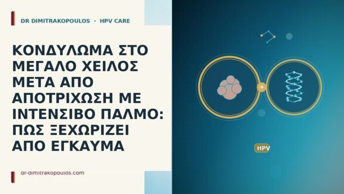 ΚΟΝΔΥΛΩΜΑ ΣΤΟ ΜΕΓΑΛΟ ΧΕΙΛΟΣ ΜΕΤΑ ΑΠΟ ΑΠΟΤΡΙΧΩΣΗ ΜΕ ΙΝΤΕΝΣΙΒΟ ΠΑΛΜΟ: ΠΩΣ ΞΕΧΩΡΙΖΕΙ ΑΠΟ ΕΓΚΑΥΜΑ ΚΟΝΔΥΛΩΜΑ ΣΤΟ ΜΕΓΑΛΟ ΧΕΙΛΟΣ ΜΕΤΑ ΑΠΟ ΑΠΟΤΡΙΧΩΣΗ ΜΕ ΙΝΤΕΝΣΙΒΟ ΠΑΛΜΟ: