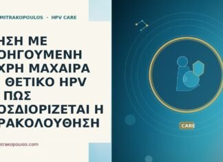 ΚΥΗΣΗ ΜΕ ΠΡΟΗΓΟΥΜΕΝΗ ΨΥΧΡΗ ΜΑΧΑΙΡΑ ΚΑΙ ΘΕΤΙΚΟ HPV 61: ΠΩΣ