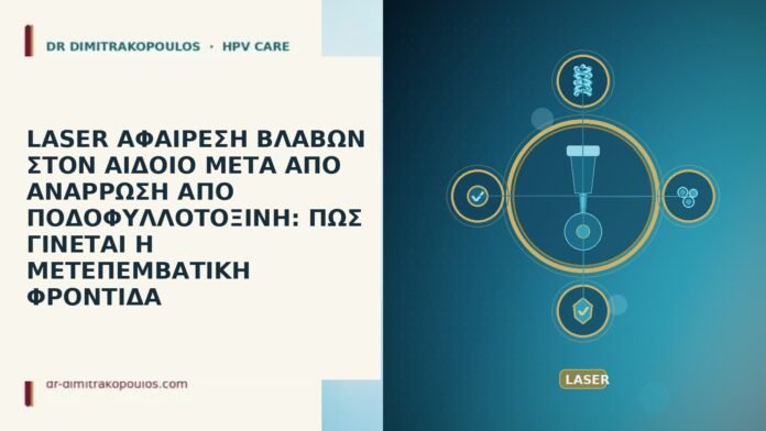 LASER ΑΦΑΙΡΕΣΗ ΒΛΑΒΩΝ ΣΤΟΝ ΑΙΔΟΙΟ ΜΕΤΑ ΑΠΟ ΑΝΑΡΡΩΣΗ ΑΠΟ ΠΟΔΟΦΥΛΛΟΤΟΞΙΝΗ: