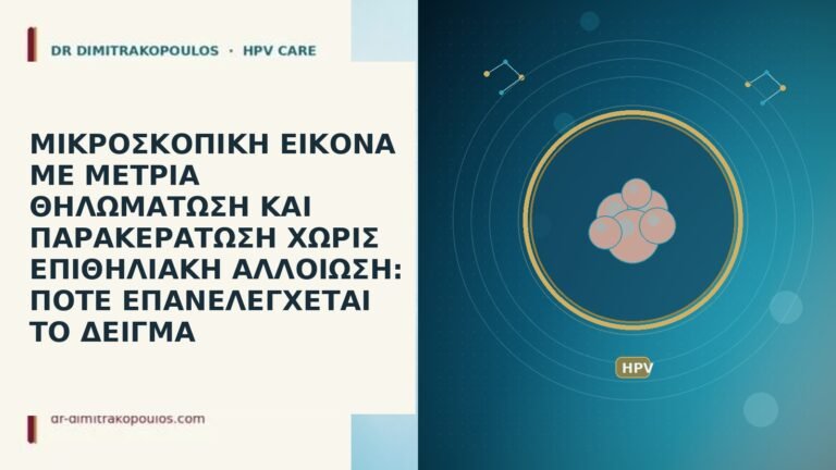 ΜΙΚΡΟΣΚΟΠΙΚΗ ΕΙΚΟΝΑ ΜΕ ΜΕΤΡΙΑ ΘΗΛΩΜΑΤΩΣΗ ΚΑΙ ΠΑΡΑΚΕΡΑΤΩΣΗ ΧΩΡΙΣ ΕΠΙΘΗΛΙΑΚΗ ΑΛΛΟΙΩΣΗ: