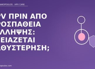 HPV πριν σύλληψη καθυστέρηση