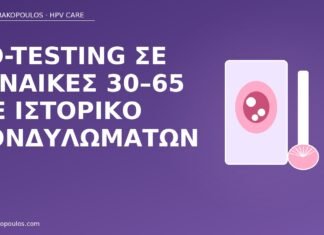 co-testing ιστορικό κονδυλωμάτων