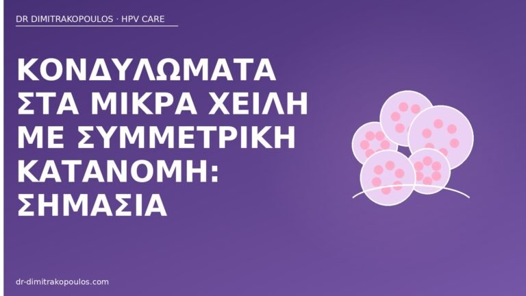 κονδυλώματα μικρά χείλη συμμετρικά