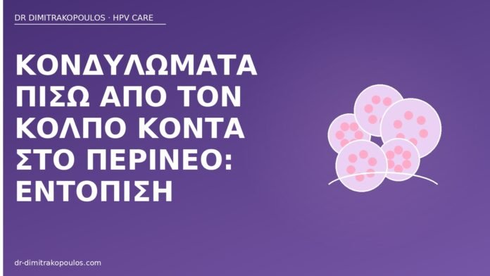 Κονδυλώματα πίσω από τον κόλπο κοντά στο περίνεο: εντόπιση κονδυλώματα περίνεο κόλπος