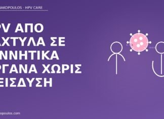 HPV από δάχτυλα σε γεννητικά όργανα χωρίς διείσδυση HPV μετάδοση δάχτυλα