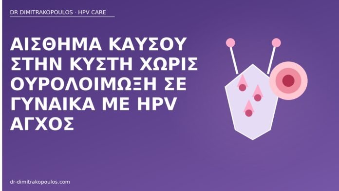 καύσος κύστη χωρίς λοίμωξη