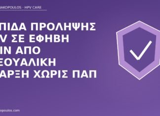Ασπίδα πρόληψης HPV σε έφηβη πριν από σεξουαλική έναρξη χωρίς Παπ πρόληψη HPV έφηβη πριν σεξ