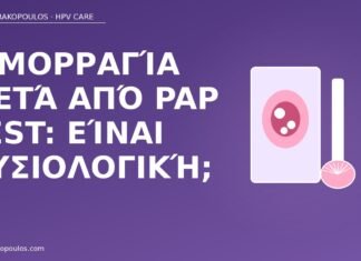 αιμορραγία μετά Pap