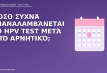 επανάληψη HPV test αρνητικό