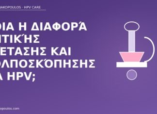 οπτική εξέταση κολποσκόπηση