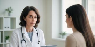 Εξέταση γυναικολογικού ιατρού σε σύγχρονο ιατρείο στη Γλυφάδα