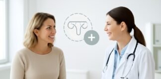 Γυναίκα σε ιατρική επίσκεψη με γυναικολόγο, παρακολούθηση κύκλου για σύλληψη