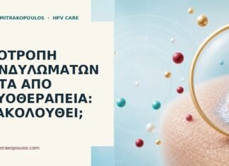 υποτροπή κονδυλωμάτων κρυοθεραπεία