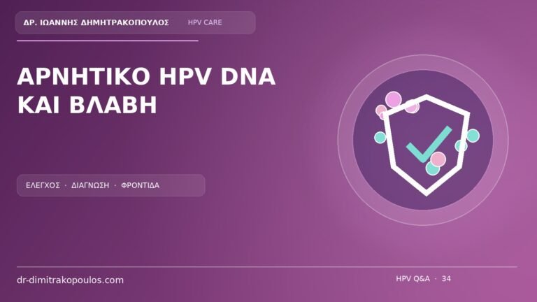 Ιατρικό cover για το θέμα: Αρνητικό HPV DNA αλλά ύποπτο εξόγκωμα: αποκλείονται τα γεννητικά κονδυλώματα;