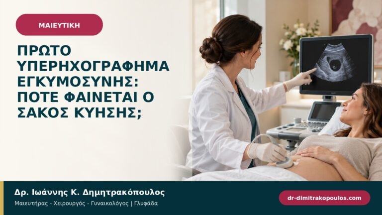 Πρώτο υπερηχογράφημα εγκυμοσύνης: πότε φαίνεται ο σάκος κύησης;