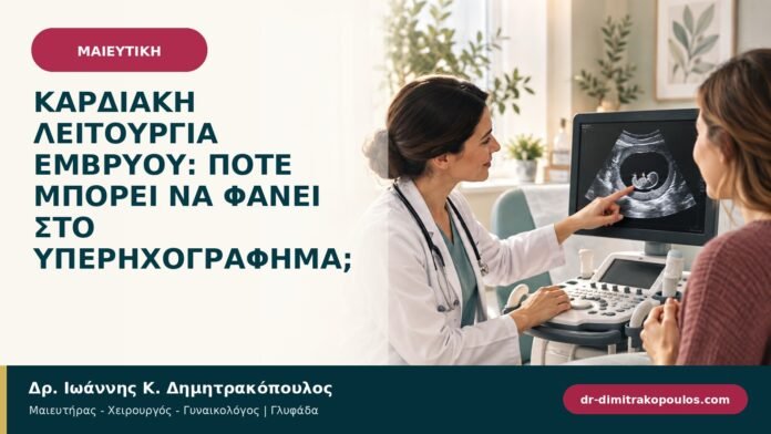 Καρδιακή λειτουργία εμβρύου: πότε μπορεί να φανεί στο υπερηχογράφημα;