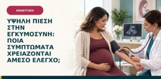 Υψηλή πίεση στην εγκυμοσύνη: ποια συμπτώματα χρειάζονται άμεσο έλεγχο;
