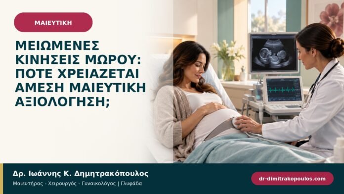 Μειωμένες κινήσεις μωρού: πότε χρειάζεται άμεση μαιευτική αξιολόγηση;