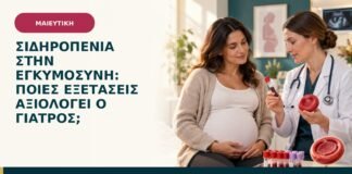 Σιδηροπενία στην εγκυμοσύνη: ποιες εξετάσεις αξιολογεί ο γιατρός;
