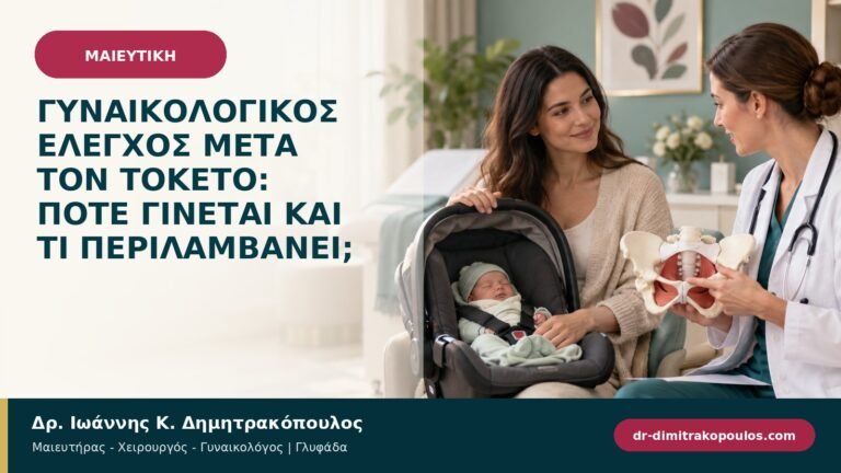 Γυναικολογικός έλεγχος μετά τον τοκετό: πότε γίνεται και τι περιλαμβάνει;