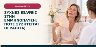 Συχνές εξάψεις στην εμμηνόπαυση: πότε συζητείται θεραπεία;