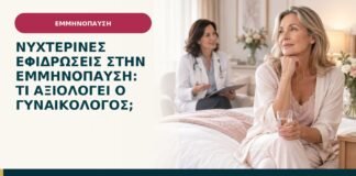 Νυχτερινές εφιδρώσεις στην εμμηνόπαυση: τι αξιολογεί ο γυναικολόγος;