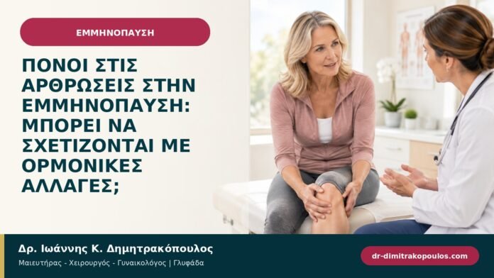 Πόνοι στις αρθρώσεις στην εμμηνόπαυση: μπορεί να σχετίζονται με ορμονικές αλλαγές;