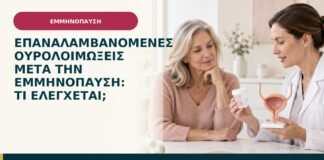 Επαναλαμβανόμενες ουρολοιμώξεις μετά την εμμηνόπαυση: τι ελέγχεται;