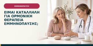 Είμαι κατάλληλη για ορμονική θεραπεία εμμηνόπαυσης;