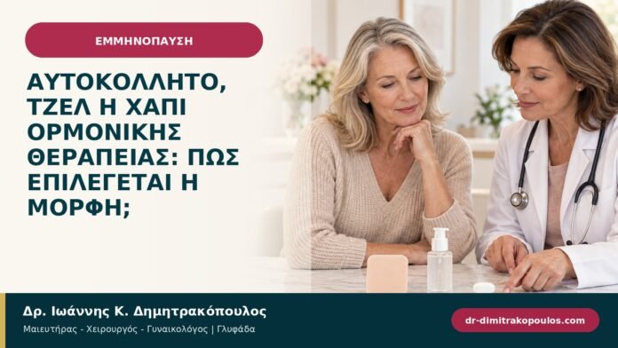 Αυτοκόλλητο, τζελ ή χάπι ορμονικής θεραπείας: πώς επιλέγεται η μορφή; Αυτοκόλλητο, τζελ ή χάπι ορμονικής θεραπείας: πώς επιλέγεται η μορφή;